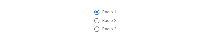 A group of radio buttons.
