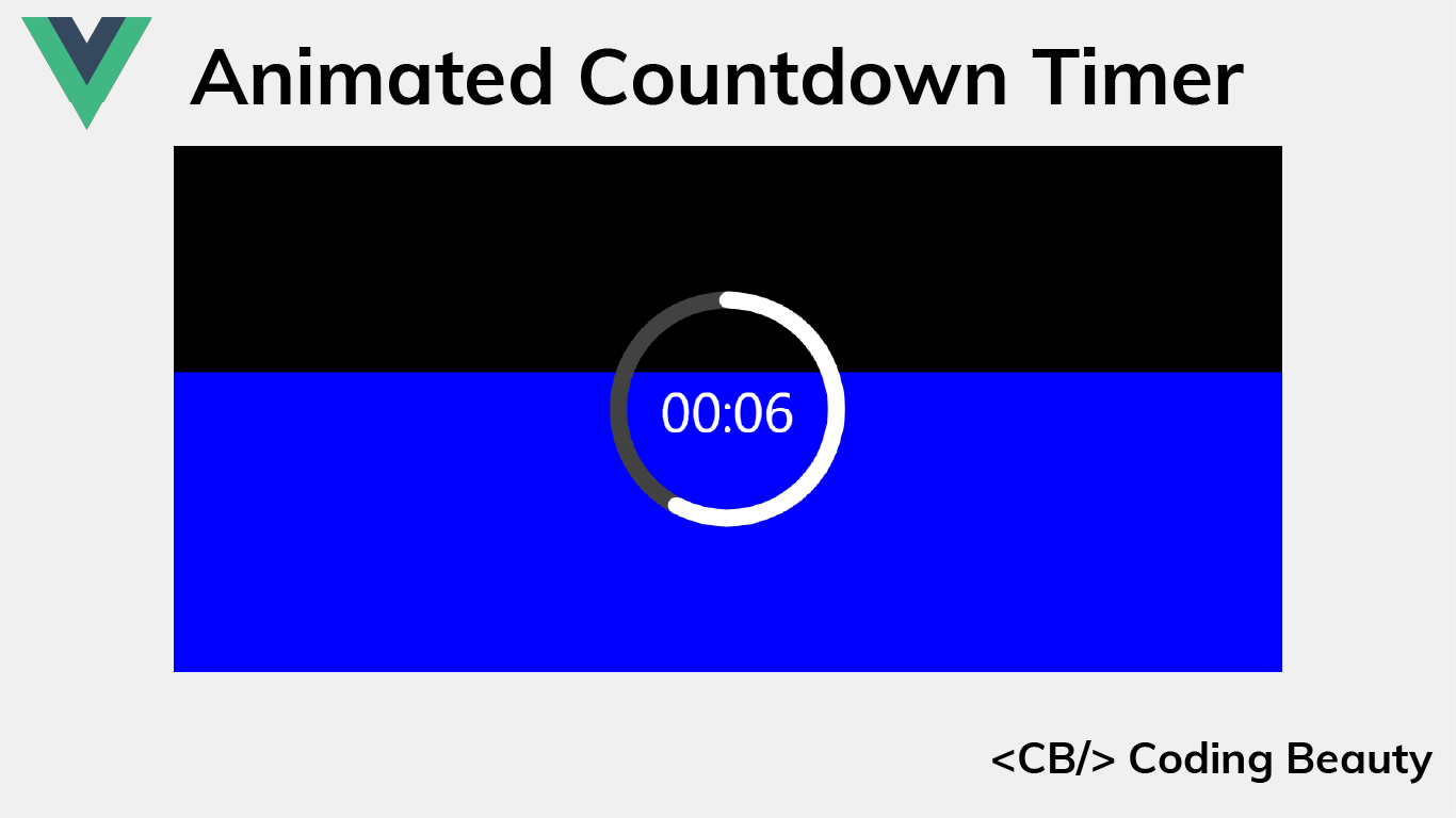 How to Create an Animated Countdown Timer with Vue