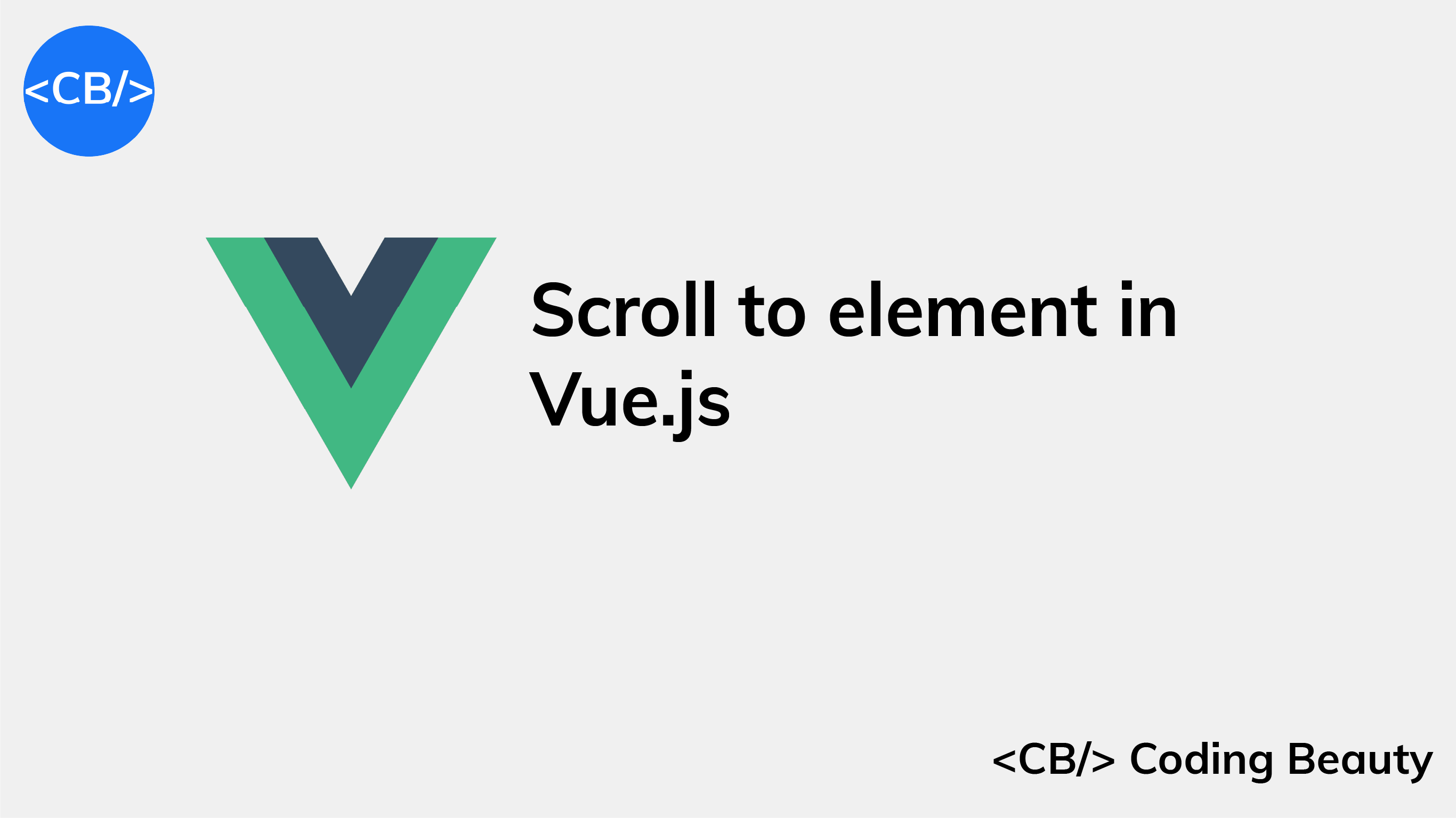 How to to Scroll to an Element in Vue.js