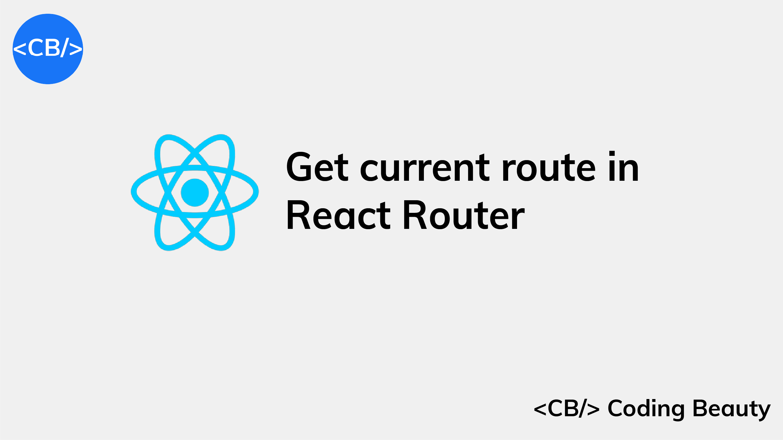 How to get the current route/URL in React Router