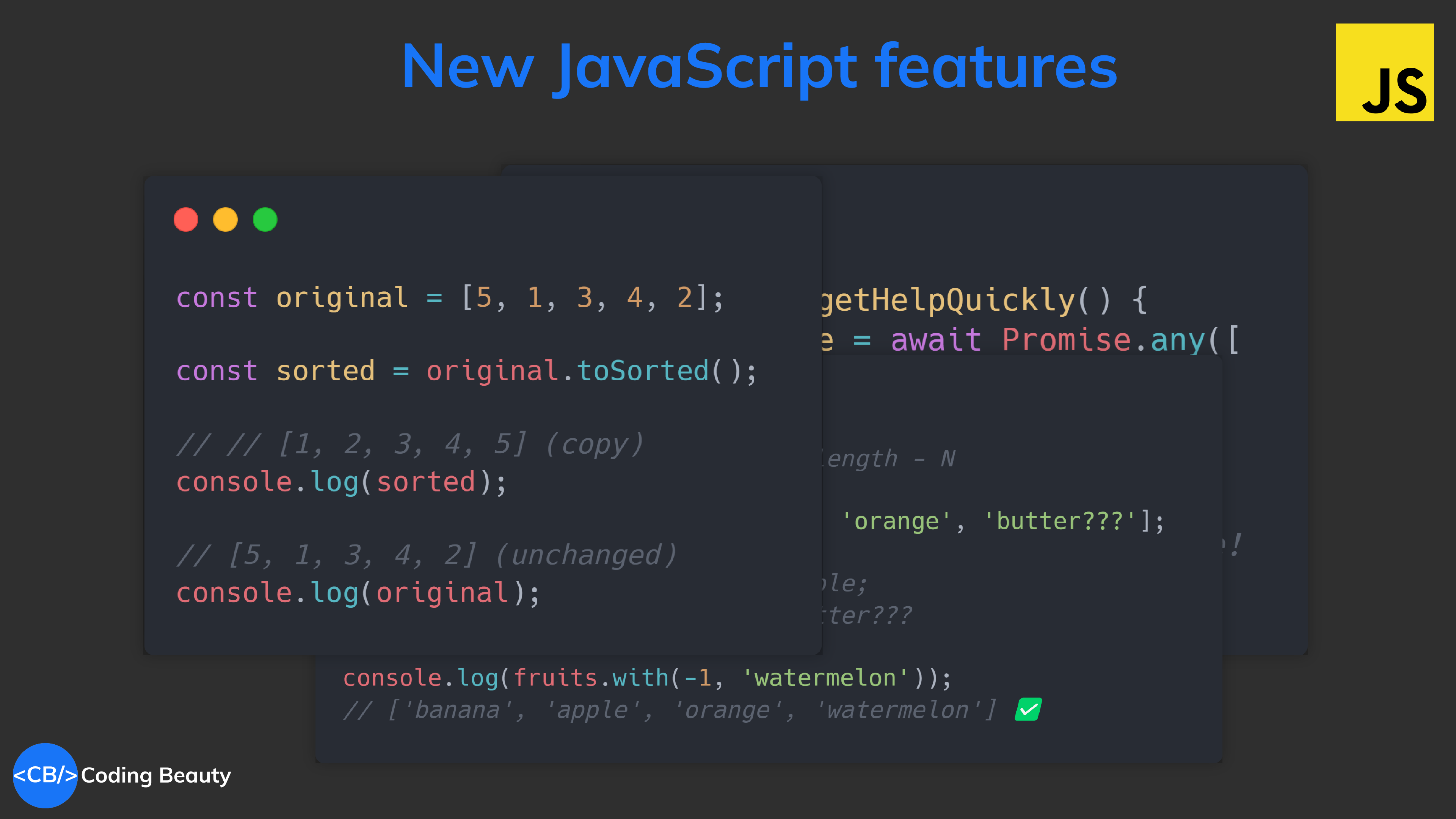 Top 10 new JavaScript features from 2021 to 2023