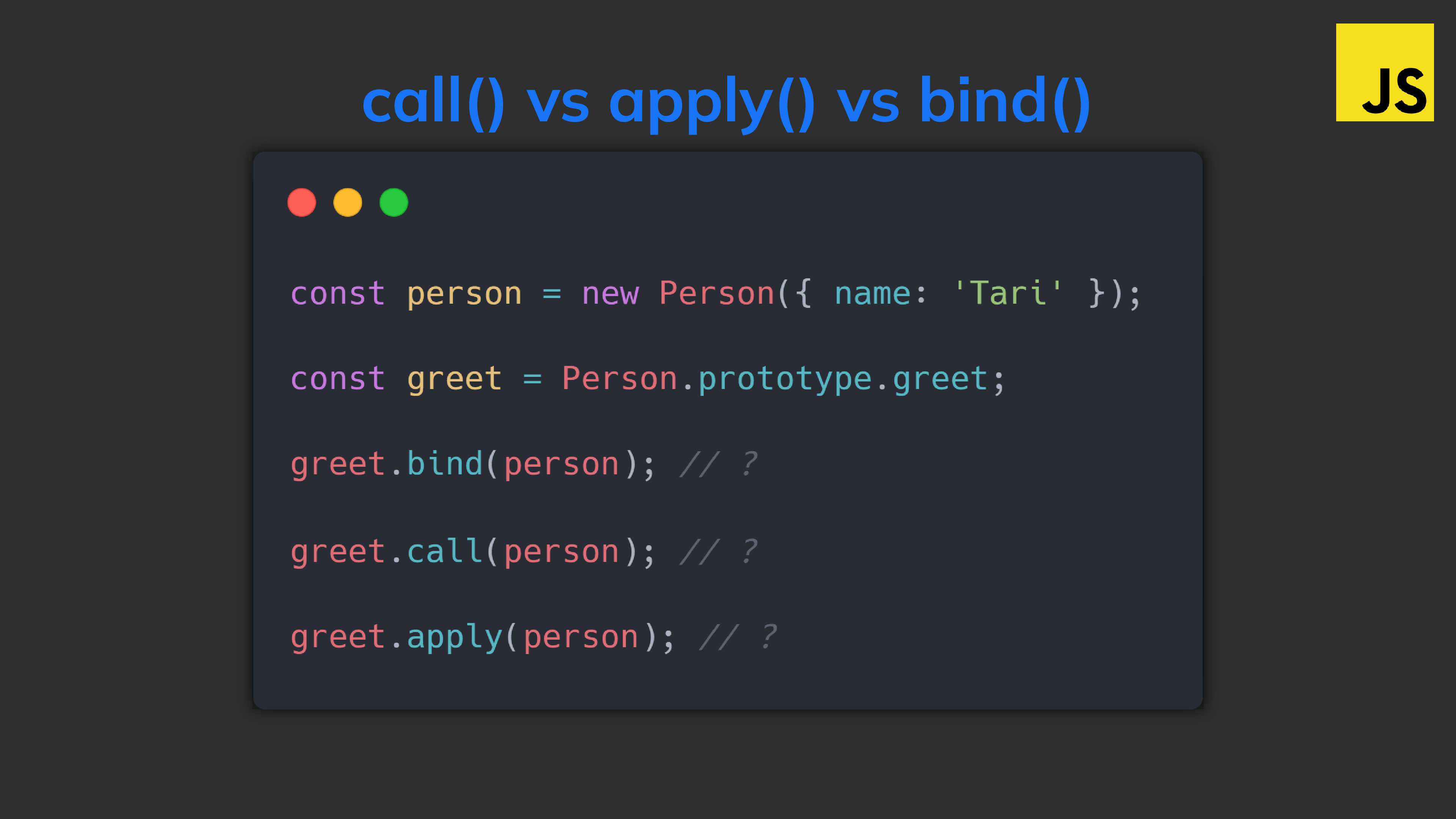 bind() vs call() vs apply() in JavaScript: The little-known difference