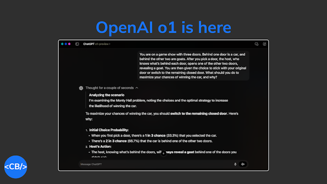 OpenAI&#8217;s new o1 model changes EVERYTHING