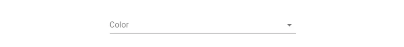 A Vuetify select field with a label.