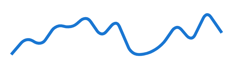 Creating a sparkline with the Vuetify sparkline component.