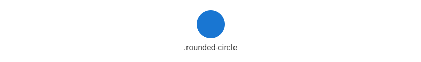 Using the rounded-circle class.