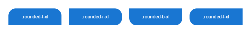 Rounding by side with Vuetify border radius helpers.
