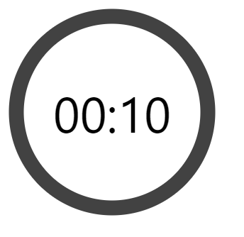 The timer now has a label.