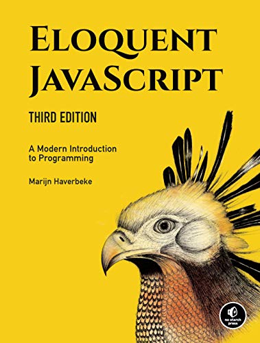 Cover of Eloquent JavaScript: A Modern Introduction to Programming.
