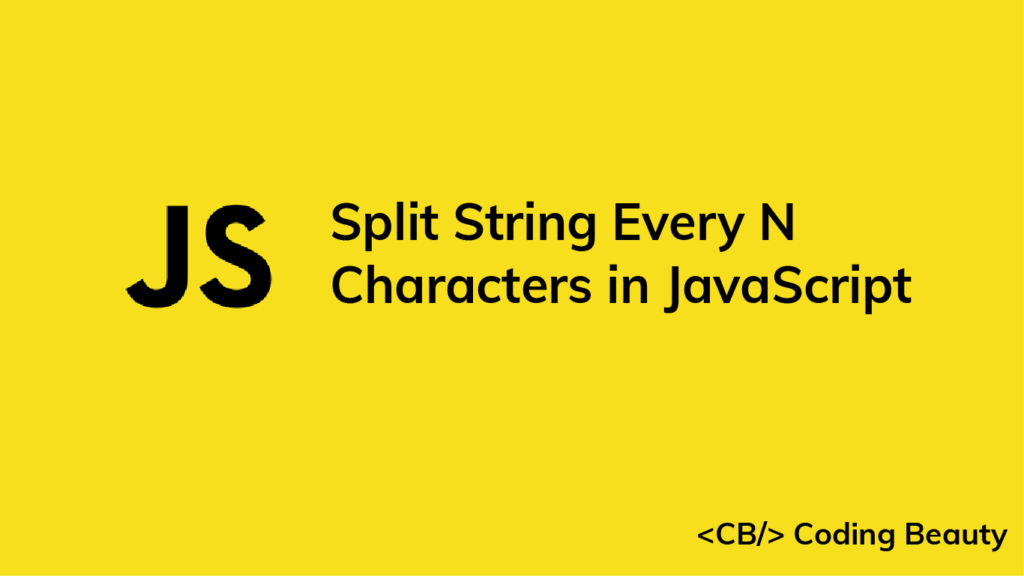 Split String Every Character Javascript