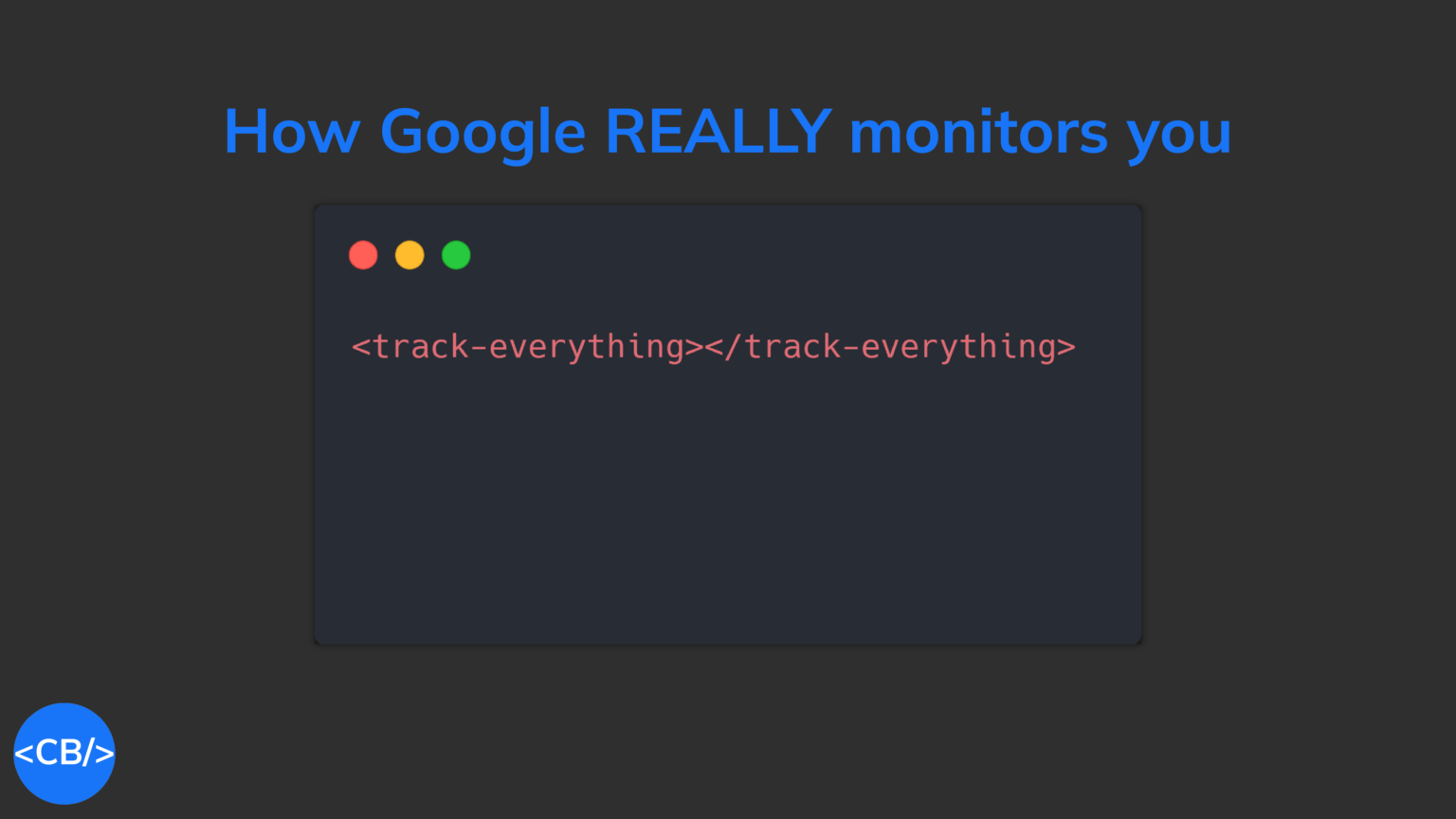 The secret code Google uses to monitor everything you do online ...